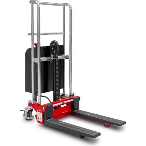 Mw Tools – Gerbeur électrique 400 kg – Hauteur de levage 1200 mm – Largeur fourches réglable 215-500 mm – Système hydraulique – EHT400 (1/5)