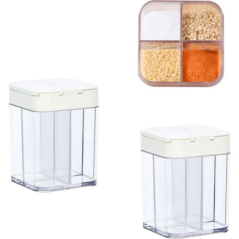 Kit de voyage pour épices, comprenant des mini salières et poivrières, idéal pour les voyages, le camping, la cuisine, les pique-niques et les barbecues. (1/3)