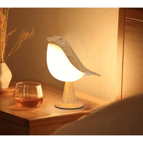 Lampe de chevet tactile, lampe de bureau rechargeable, sans fil, décoration d'intérieur, idéale pour la chambre à coucher et le bureau, cadeau idéal (1/4)
