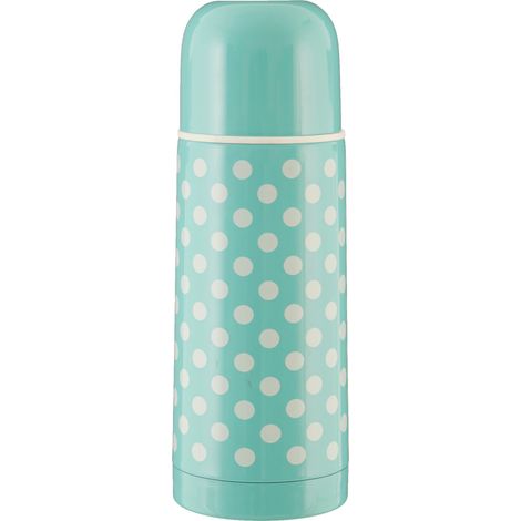 Interiors By Premier Spot 350ml Vacuum Flask,Double-Walled Insulated Bottle,Stainless Steel Thermal Flask with Silicone Seal