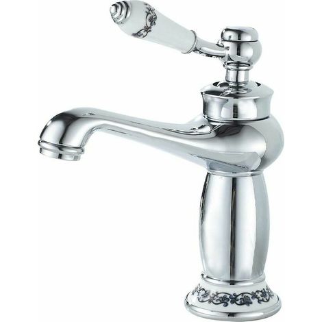 Robinet Salle Bain, Mitigeur de Salle de Bain monocommande Chromé, our Lavabo ou Vasque de Salle Bain, Chaude et Froide Réglable de Mitigeur Lavabo (1/5)