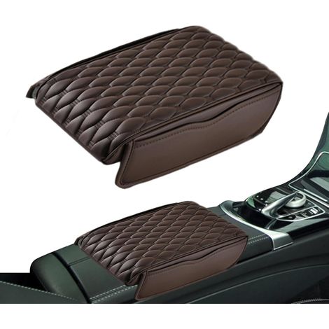 Housse rembourrée pour console centrale de voiture Tapis imperméable et antidérapant pour console centrale de voiture Accessoires de décoration pour monospace, course, VUS, camions, caravanes (1/5)