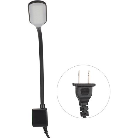 Lampe LED pour machine à coudre, 30 perles, lampe de bureau, base magnétique, 110V-240V (prise US, noire) (1/5)