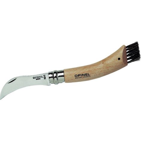 Opinel O-SF08F Pilz-Klappmesser, Edelstahlklinge, 8 cm