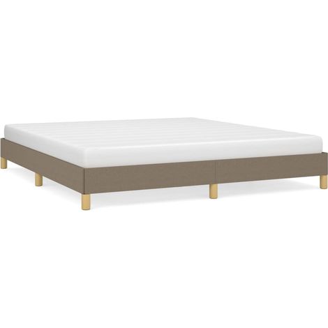Maison Exclusive - Giroletto senza Materasso Tortora 180x200 cm in Tessuto (1/5)