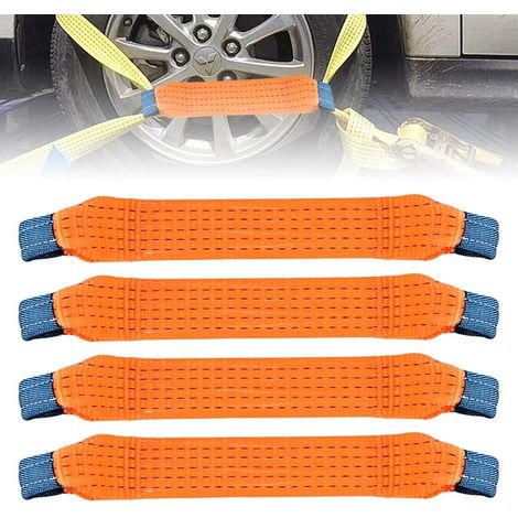 Ein Set aus 4 universellen Kreuzgurten, 40 cm lang, geeignet für Autos, Motorräder, Boote, Lastwagen und Anhänger. (1/5)