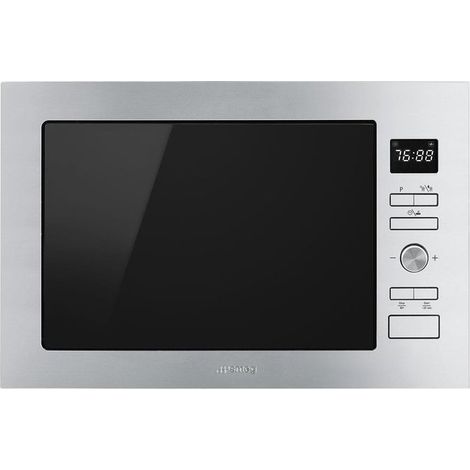 Smeg FMI425X Einbau-Mikrowelle Grill Inox 25 Liter (1/2)