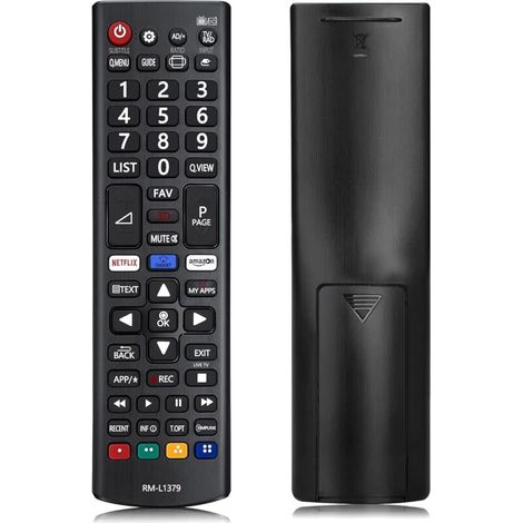 Telecommande Universelle,Remplacement Telecommande pour LG RM L1379 TV Ultra HD avec Boutons Amazon Netflix Smart TV Telecommande Aucun Réglage Requi (1/5)