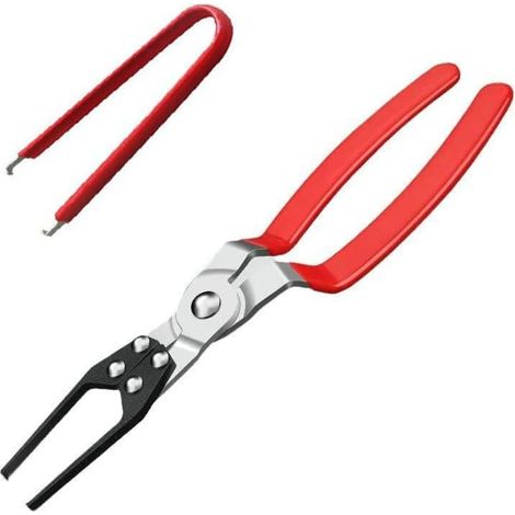 Pince extractrice relais/fusibles, acier carbone/rouge/isolé (1/5)