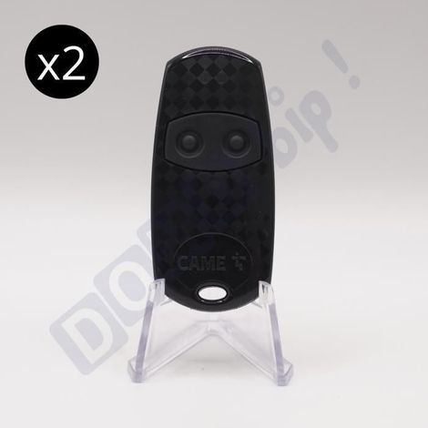 Télécommandes Came TOP432EE 2 boutons 433,92 MHz code fixe – Lot 2 portail/garage + 1 goodie DOMOBIP offert