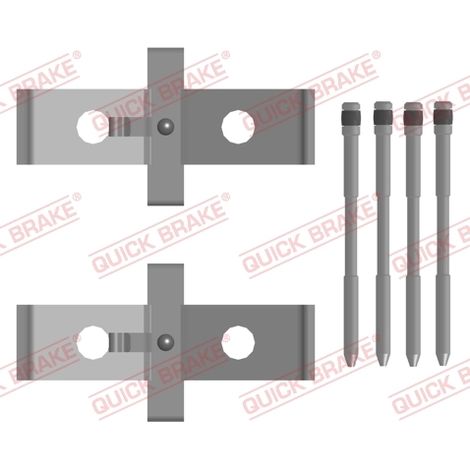 Kit d'accessoires, plaquette de frein à disque Quick Brake 109-0136 AUDI