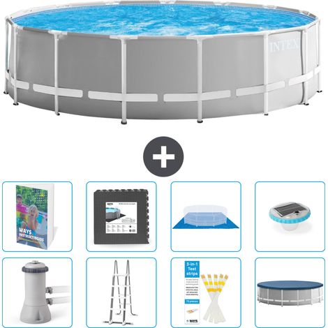 Intex Piscine Prism Frame Ronde - 457x122 cm - 9-pièces  S608