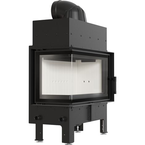 Kamineinsatz KRATKI FLOKI M Links 10kW KOMPLETTSE zum EINBAU (1/5)