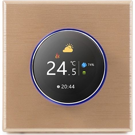Termostato WiFi Beca BHT-7000GBLW con Manopola  Gold (1/5)