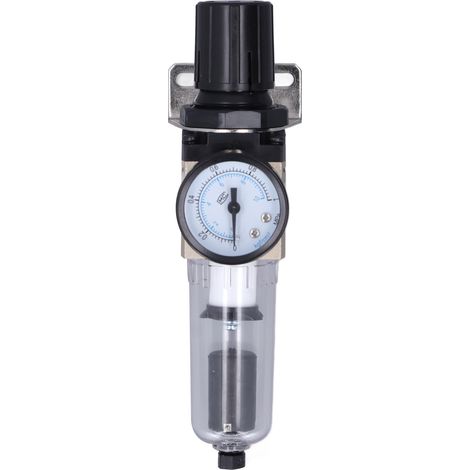 Filtre à air à purge automatique, en alliage d'aluminium, en acier inoxydable, séparateur huile-eau en polycarbonate, filtre à régulation pneumatique (1/5)