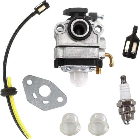 Carburateur avec kit de conduite de carburant pour débroussailleuse Walbro WYL-19-1 WYL-19 WYL-229 WYL-229-1 Troy-bilt RYOBI 650R 825R 875R Shindaiwa T230 T230X T230XR-EMC (1/5)