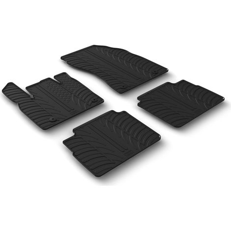 Set tappeti su misura in gomma - compatibile per Nissan X-Trail (10/22) automatico, ibrida (1/5)