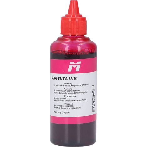 100-ml-Flasche hochreine Magenta-Tinte, Nachfüllpackung kompatibel mit HP-Druckern