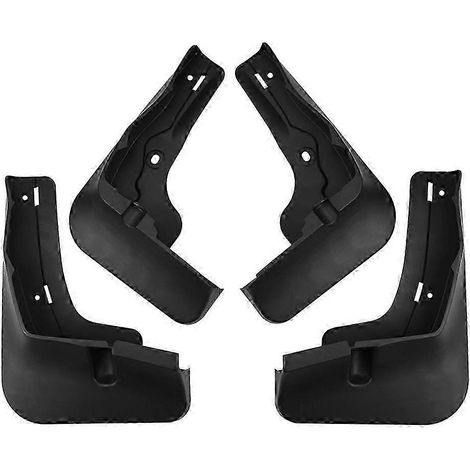 4 bavettes garde-boue pour BYD Tang L 2025, protection des pneus avant et arrière contre les projections de boue, ABS noir, accessoires auto EK (1/5)