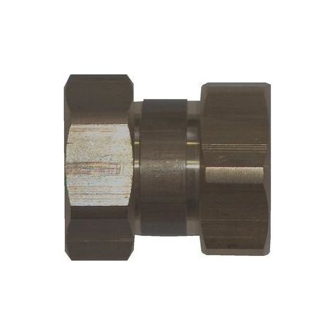 RACCORD DOUBLE 3/4F x 3/4écrou, lg 19,5mm
