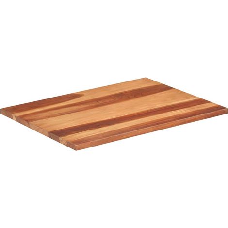 Maison Exclusive - Dessus de table bois massif d'acacia 25-27 mm 60x80 cm (1/5)