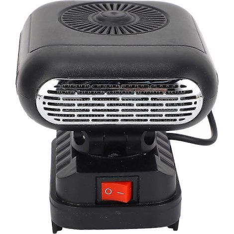 Chauffage de voiture portable avec fonction dégivrage et ventilateur intégré. Port USB inclus. Compatible avec batterie lithium rechargeable Makita 21 V (batterie non incluse). (1/4)