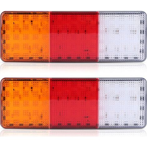 2 Feux arrière LED 12V étanches pour remorque, camion, bateau (1/5)