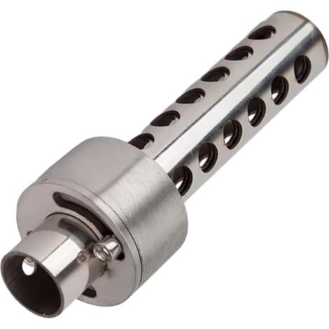 Chicane Échappement Moto 48mm, DB Killer Universel en Acier Inox, Réducteur de Bruit Amovible pour Silencieux Échappement Moto, avec Vis (1x Fixation par vis latérales) (1/5)