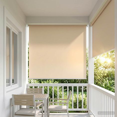 Persiana enrollable exterior con protección UV Beige (1/5)