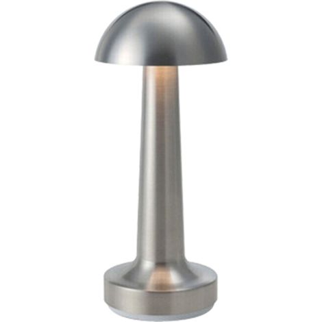 Lámpara de escritorio LED decorativa, recargable por USB y con control táctil, protección ocular (blanca).