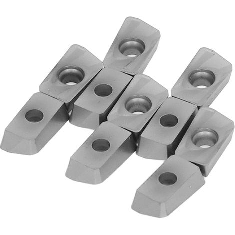10 plaquettes carbure revêtues pour tournage fraisage, outils de coupe indexables pour tours et fraiseuses, type APMT1135PDER-MO2 (1/5)