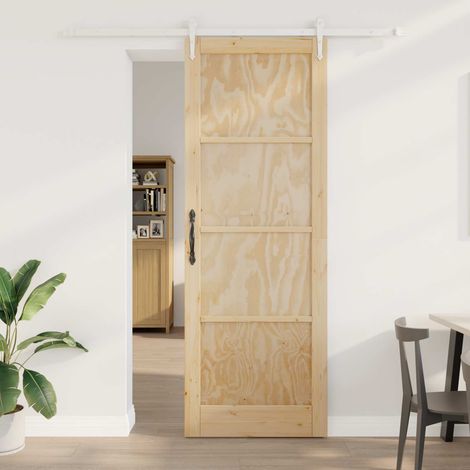 Puerta Corredera ORKDAL Natural y  83 x 232 cm