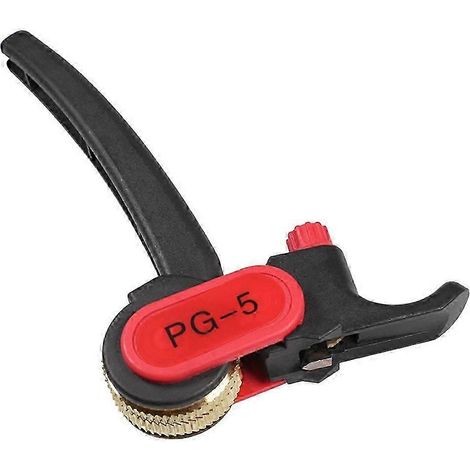 PG-5 Kabelabisolierer mit Ratschenrad, kompatibel mit 25-mm-Kabelabisolierern, Kabelabisolierwerkzeug-JXLGV (1/5)