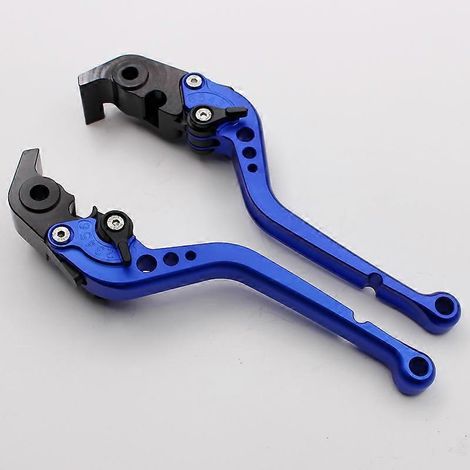 Convient aux motos Augusta Brutale 1000RR modifiées : levier de frein, klaxon et embrayage, accessoires (long, bleu). (1/5)