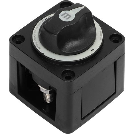 Interrupteur de Déconnexion de Batterie 300 A, Interrupteur de Sélection de Batterie Marine Robuste à 3 Positions, de Contact à Faire Avant la Rupture, Idéal pour Camping-car, Bateau, (1/5)