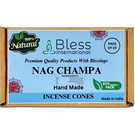 Räucherkegel Nag Champa Yoga Meditation Nag Champa Pack Of 20 Cones (1/5)