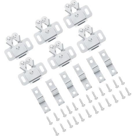 Lot de 35 loquets placard à double rouleau robustes avec ressort (1/5)