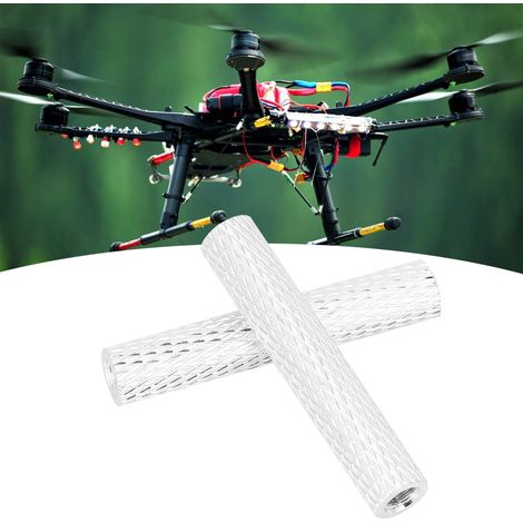 Entretoises Aluminium M3x28 Argent, 10 Pièces Colonnes Supports Rondes pour Quadcopter, Vis Tige Fixation Robuste (1/5)
