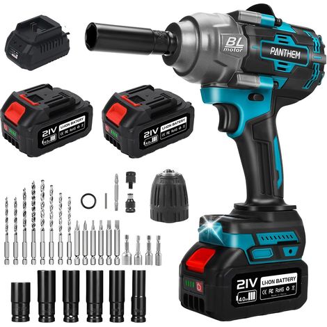 Visseuse à chocs sans fil 1000 Nm avec batterie 21 V 4,0 A 1/2" sans balais (1/5)