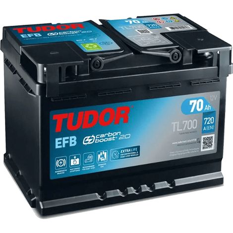 Tudor TL700 Batería de coche 70Ah 720A EN