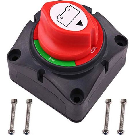 Interrupteur d'isolateur de Batterie. Haute qualité 12V 600A isolateur de Puissance de Batterie déconnexion Principale Interrupteur à Deux Niveaux pour RV Yacht H484 (1/4)