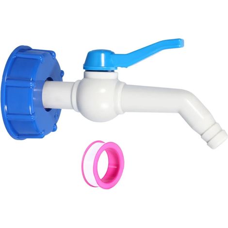 Adaptateur pour conteneur IBC avec vanne bille Modle A (1/5)