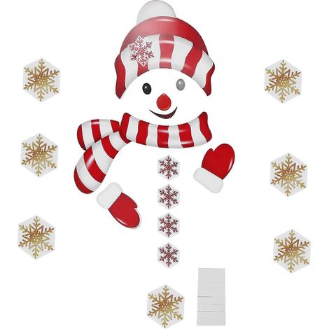 Lustige Kühlschrankdekoration, wasserfester PVC-Aufkleber für Garagentore, wasserfester Weihnachtsaufkleber, festliche Wandaufkleber für Haushaltsgeräte, humorvoller Aufkleber 15 x 20 cm (1/5)