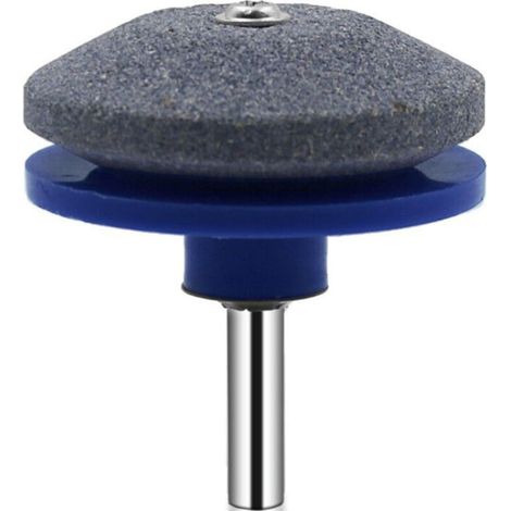 Meule d'affûtage universelle pour perceuse électrique et perceuse manuelle, tige de 6,35 mm (1/4 pouce), compatible avec les tondeuses à gazon et les perceuses à main. (1/5)