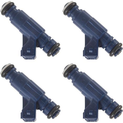Vier Einspritzdüsen für den 1,8-Liter-Turbomotor in Audi A4 Modellen der Baujahre 2000–2005 (Modelle 2001–2006): 0280156065