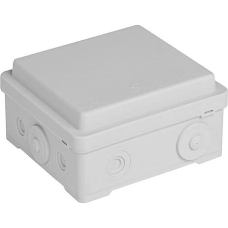 NPP100 Wandanschlussdose, grau, SIMET (1/2)