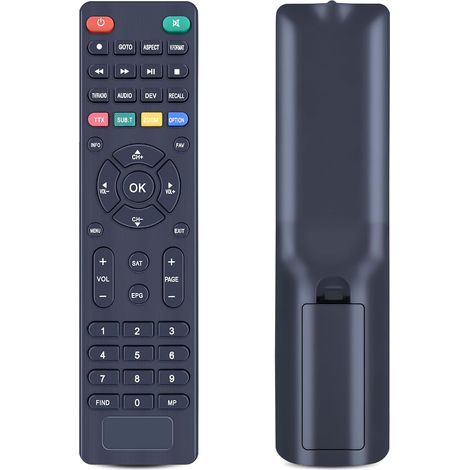 Télécommande de rechange pour récepteur satellite DSR585HD S KT1045 / HD FTA+, FTA-S, FTA S2 (1/5)