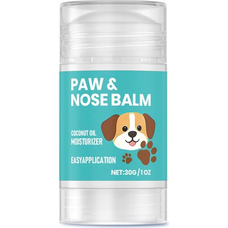 Baume pour le nez et les pattes des chiens et des chats, à la formule douce et à la texture délicate, pour prendre soin de leur peau sèche - 30 g (1/5)