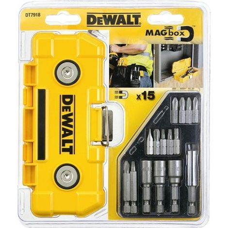 DEWALT Magbox Schrauberbits - 15-teilig - DT7918 (1/3)