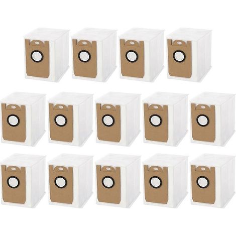 Lot de 14 sacs à poussière de rechange compatibles avec les aspirateurs robots Tikom L8000 Plus/Medion X20 SW+ MD 11415 (1/5)
